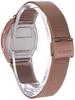 Casio Vintage Rose Stainless Steel Mesh Band Classic LCD Digital Watch B640WMR-5AV Men's Gold-Tone