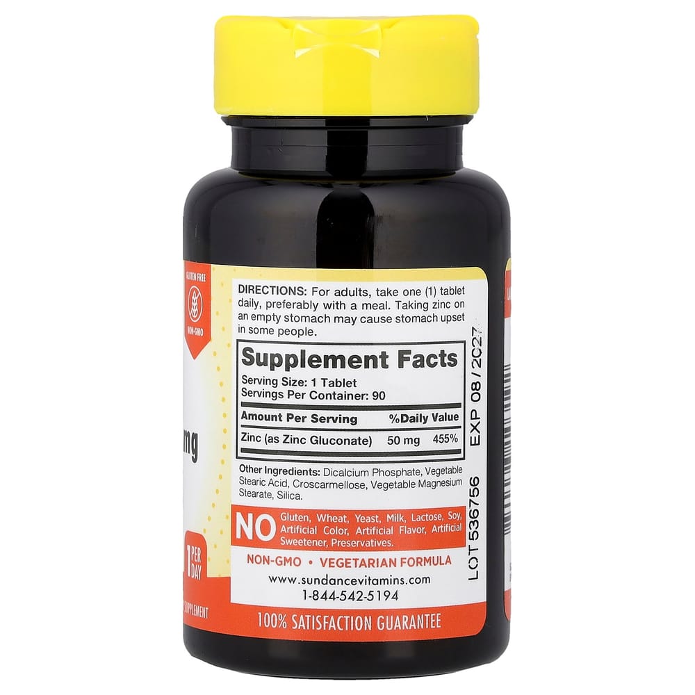 iHerb Chelated Zinc Gluconate 50mg 90 Tablets