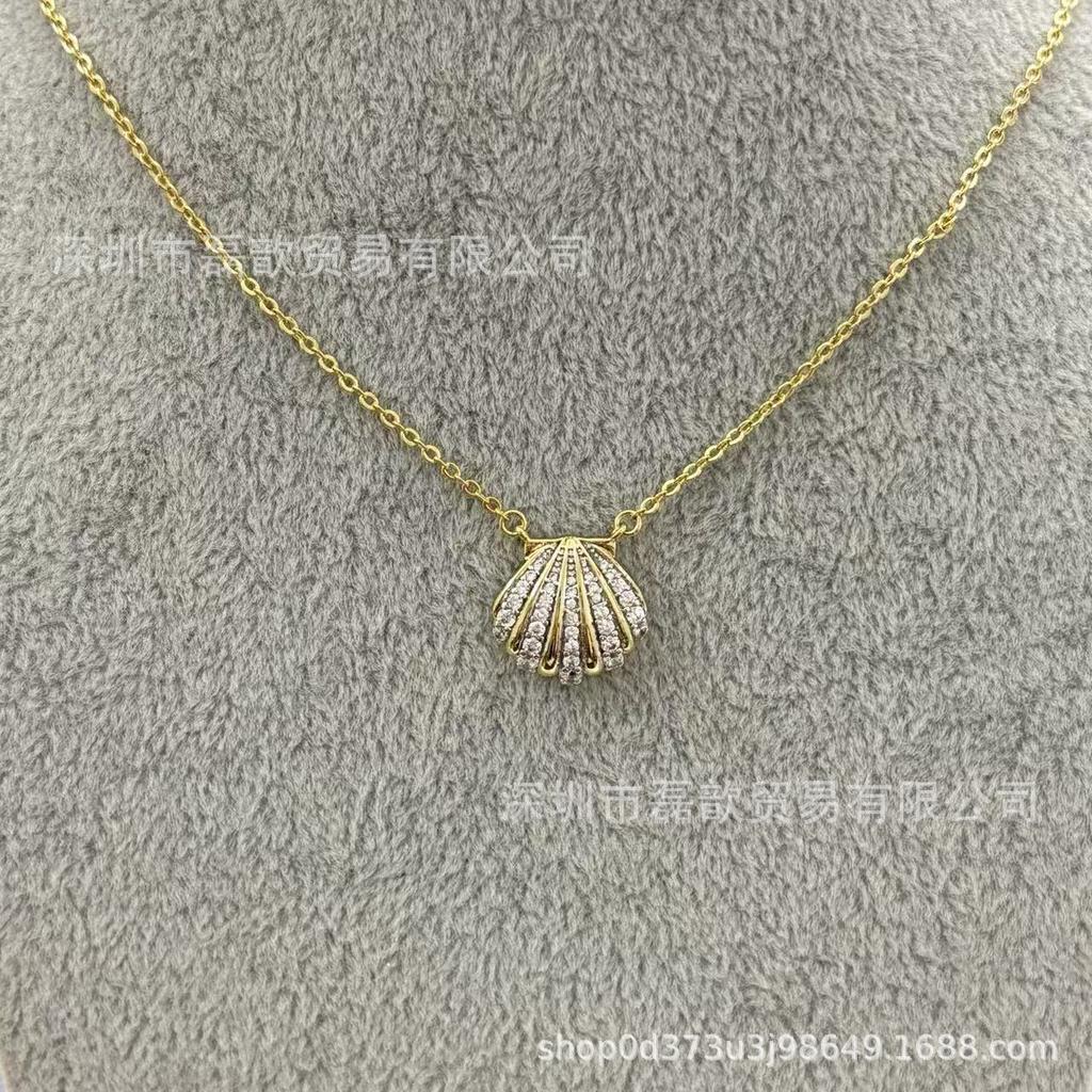 HEFANG Seashell Collarbone Necklace