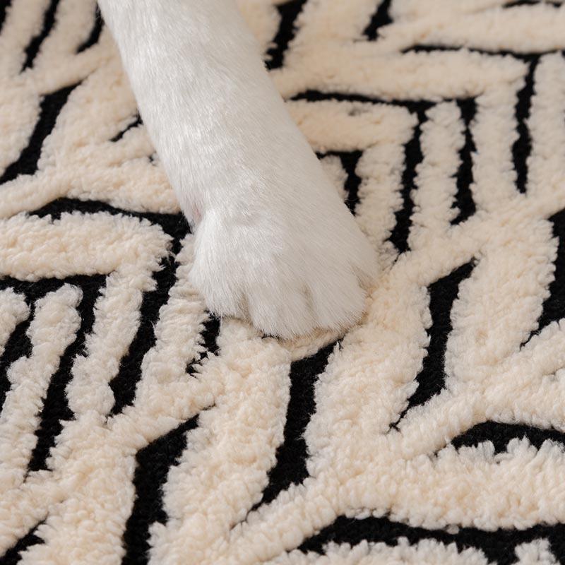 Shu Cotton Lint Thickened Plush Sofa Cushion Universal In All Seasons  New Autumn And Winter Non-Slip Warm Cover Cloth Advanced Cover