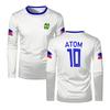 ATOM School Nansheng Olive And Benji Kits Soccer Jersey Animation Captain Long Sleeve Men's T-shirt Tsubasa Jersey Kid/Adult Tee