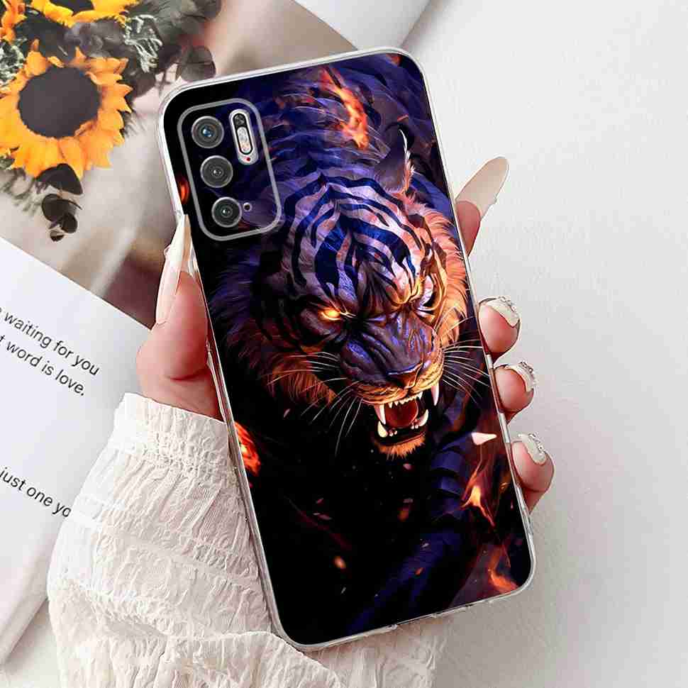 For Redmi Note 10 5G Case Fashion Rose Bow Soft Silicone TPU Back Cover For Xiaomi POCO M3 Pro 5G 6.5" Shockproof Phone Cases