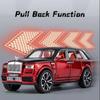 1/32 Scale Exclusive Alloy Metal Pull Back Die-cast Car CULLINAN MASORY Diecast Metal Pullback Toy Car with Openable Doors,Light Music Gifts Toy