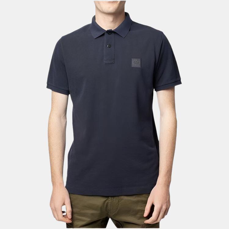 Stone Island Solid Color Slim Fit Short Sleeve Polo Shirt Men tops 741522S67-V0020