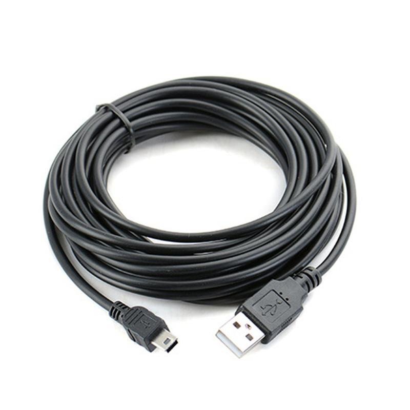 

5M Мини USB-кабель USB 2.0 Тип A на Mini B Кабель Зарядный шнур Папа для GoPro Hero 3+, Hero HD, PS3 , Мобильных телефонов, MP3 ,Камеры