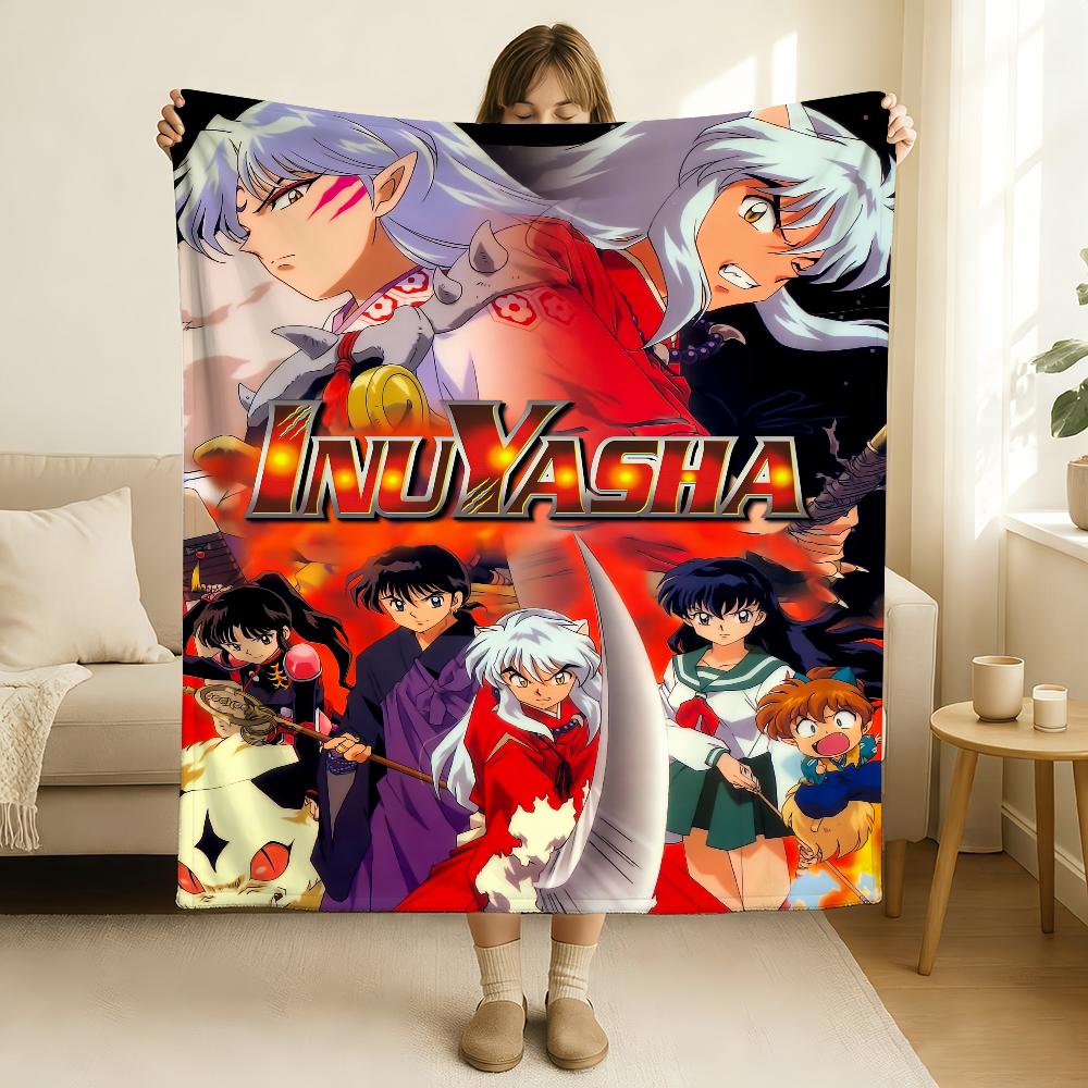 Anime Inuyasha Blanket Soft and Skin Friendly For Couch Bed Napping Bedspread All Seasons Comforter