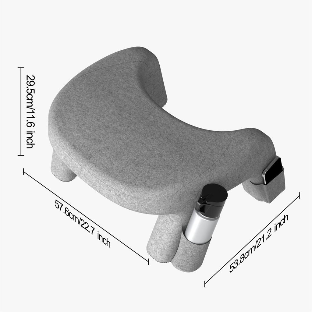 Reading Pillow Arm Rest Pillow. Laptop Support Space Saving. with Side Pocket. Comfort for Bedroom