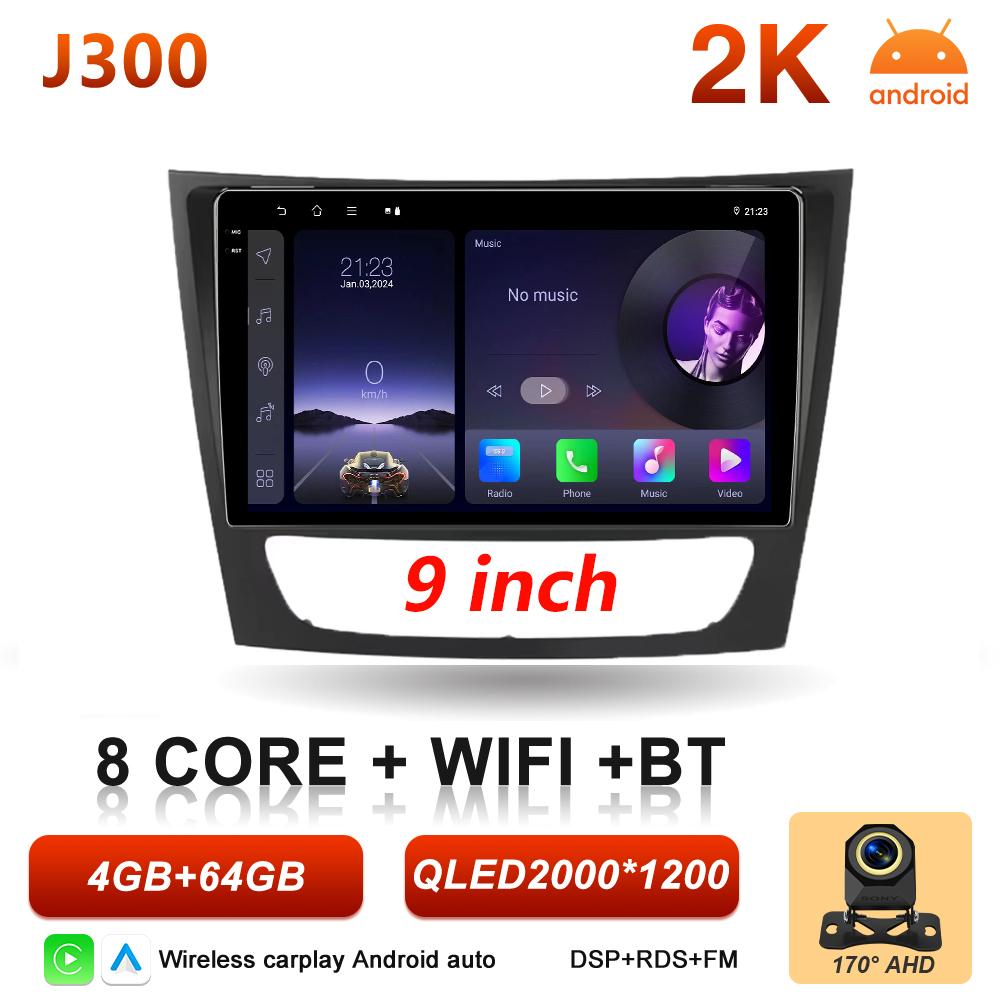 Car Stereo Navigation For Mercedes Benz E Class S211 W211 CLS Class C219 2002-2010 Wireless Carplay Car Radio Android Head Unit