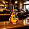 Decanter Retro in Vetro Borosilicato a Forma di Chitarra Decorativa, Grande Capacità, Tappo a Vite, Birra per Conservazione E