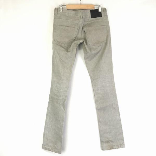 LAD MUSICIAN Made in Japan Gray Denim-Like Skinny Pants Men’s W76cm Cotton 100%(USED)