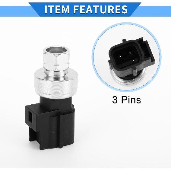 1 Pc A/C Pressure Switch Sensor for JEEP GRAND CHEROKEE 2002-2004 Engine Air Conditioning Refrigerant Pressure Transducer