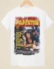 Pulp Fiction - Maglietta Bianca Unisex Ispirata al Poster del Film
