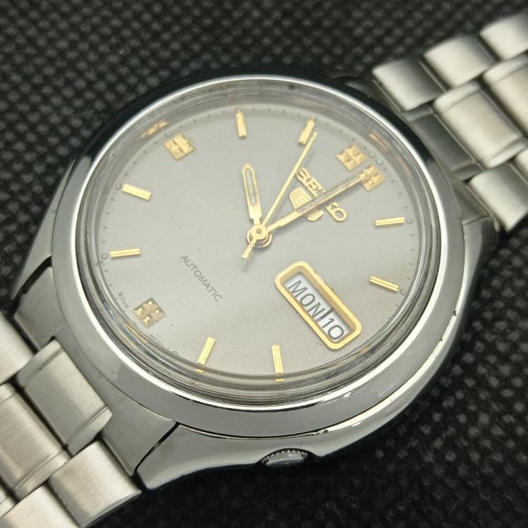 CEAS SEIKO 5 AUTOMATIC JAPONEZ BĂRBĂTESC CU CADRAN ORIGINAL, VINTAGE, FOLOSIT, 621b-a413568-2 SKU621b-a413568