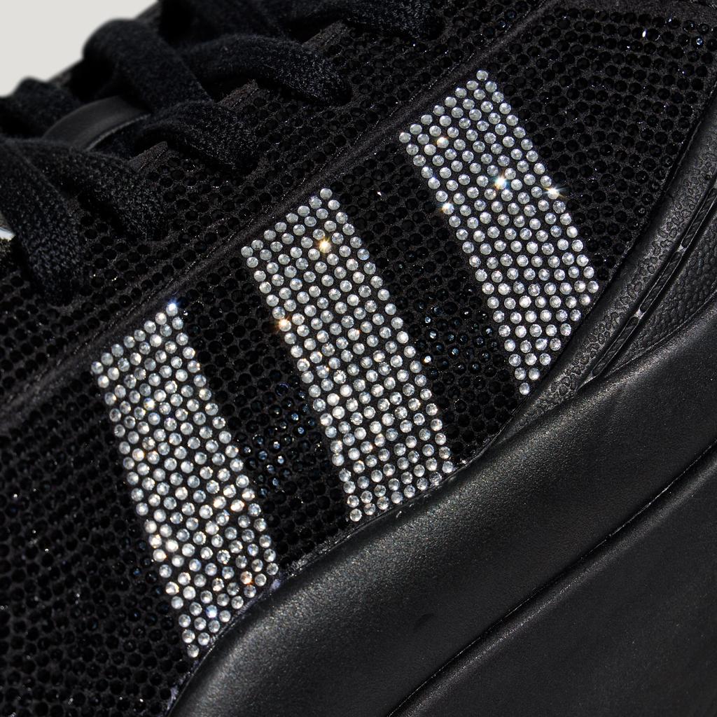 adidas Superstar Bold Rhinestone Black Silver (Women's)