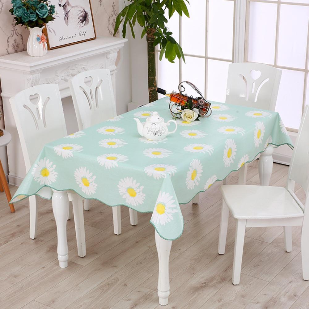 Voděodolný potah na stůl s ochranou proti opaření, domácí ubrus na konferenční stolek, dekorace na jídelní stůl