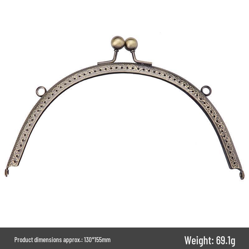 Retro Handmade Coin Purse Clasp Clips - DIY Material Kit for Crafting Bags