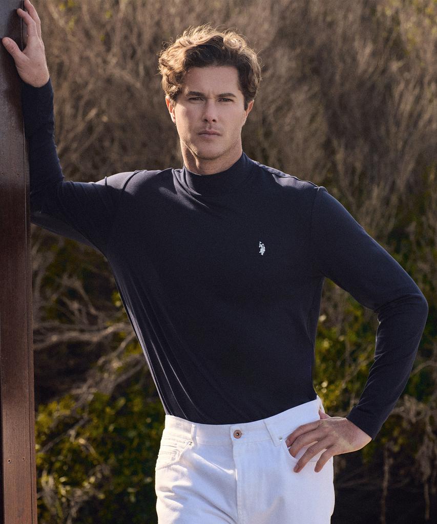 USPOLOASSN Long Sleeve Double Fleece Navy