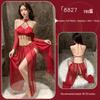 Fantasy Sexy Three-Point Split See-Through Hanfu Lingerie with Tassel Skirt