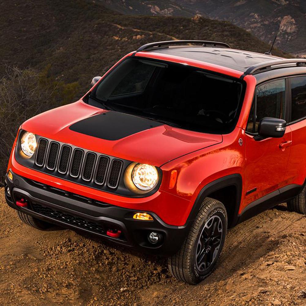 3D Carbon Fiber Scratch Protection Hood Bonnet Film Car Styling Stickers And Decals For Jeep Renegade Accessories