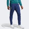 Adidas Mid Rise Drawstring Cuffed Casual Knit Sports Pants Men Bottoms Blue HU0068