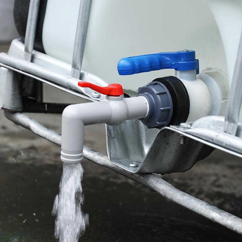 IBC-Tankadapter Wasserwürfelventil Armaturen Gartensprenger Anschluss Schlauchschalter Wasserhähne Hochwertige Ventilverbindungszubehörteile