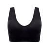 Women's Seamless Breathable Sports Bra Large Size Yoga Workout Top with Hollow Out Ventilation Design Stretch Fabric Support