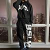 Pantaloni casual alla moda personalizzati street hip-hop con ricamo di lettere autunnali e invernali europei e americani per uomo e donna