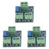 3 Pcs Current to Voltage Converter Module 0‑20mA to 0‑5V Transmitter Signal Conversion Conditioning 
