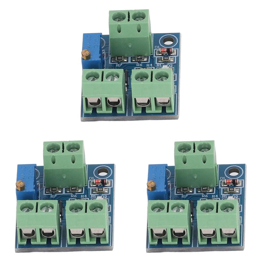 3 Pcs Current to Voltage Converter Module 0‑20mA to 0‑5V Transmitter Signal Conversion Conditioning