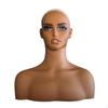 Mannequin Head with Shoulders Realistic Bust SkinTone Display for Hair