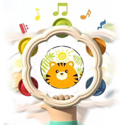 Baby Musikinstrumente Trommelspielzeug Montessori Lernspielzeug für Kleinkinder 1-3 Baby Frühe Handentwicklung Interaktives Musikspielzeug