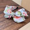 Women's Beautiful Flower Printed Headband with Big Bowknot Fashion Female Party Holiday Shopping Hair Accessory