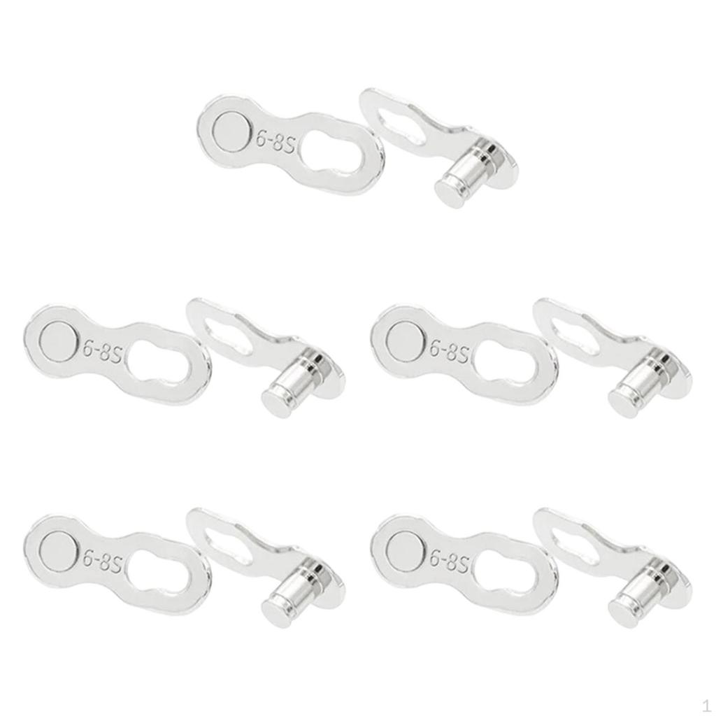 5 Pair Bike Chain Link Connector Accessories Professional Durability Easy to Install Premium