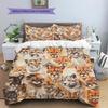 Cougar Pattern Bedding Home Decoration Birthday Gift (1 * duvet cover + 2 * pillowcase, without core)