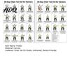 Tai Chi Poster for Seniors 2Pcs Chair Workout Posters Seated Exercises Chart 30-Day Strength Building Guide Beginners Home Gym Decor