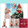 Creative Red Elf Ornament Curtain Tiebacks For Christmas Holiday Decorations Gifts