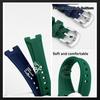 Watchband For Citizen ME Series NJ0150/0151/0158 Modified Version Rubber Silicone Watchband Yellow Green Sky Blue Concave Joint Watchstrap