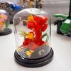 Building Block Rose Flower Desktop Decoration Holiday Gift