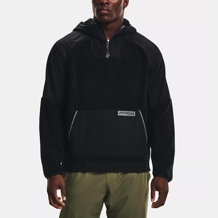 Under Armour Mission Boucle Anorak Hoodie 'Black' Men's 1366094-001