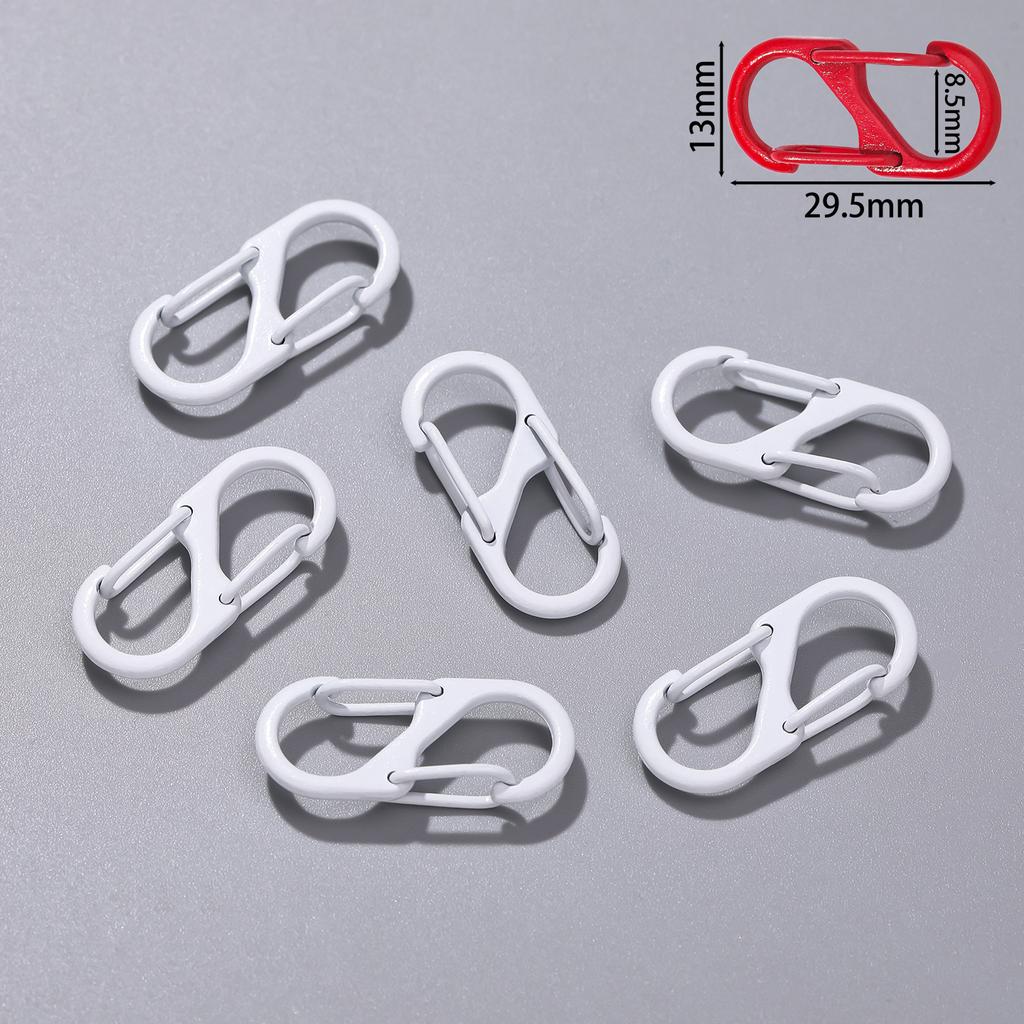 5Pcs/lot Colorful S Shape Spring Clasp End Clasps Hooks Chain Connectors For Bracelet Necklace DIY Jewelry Making Supplies