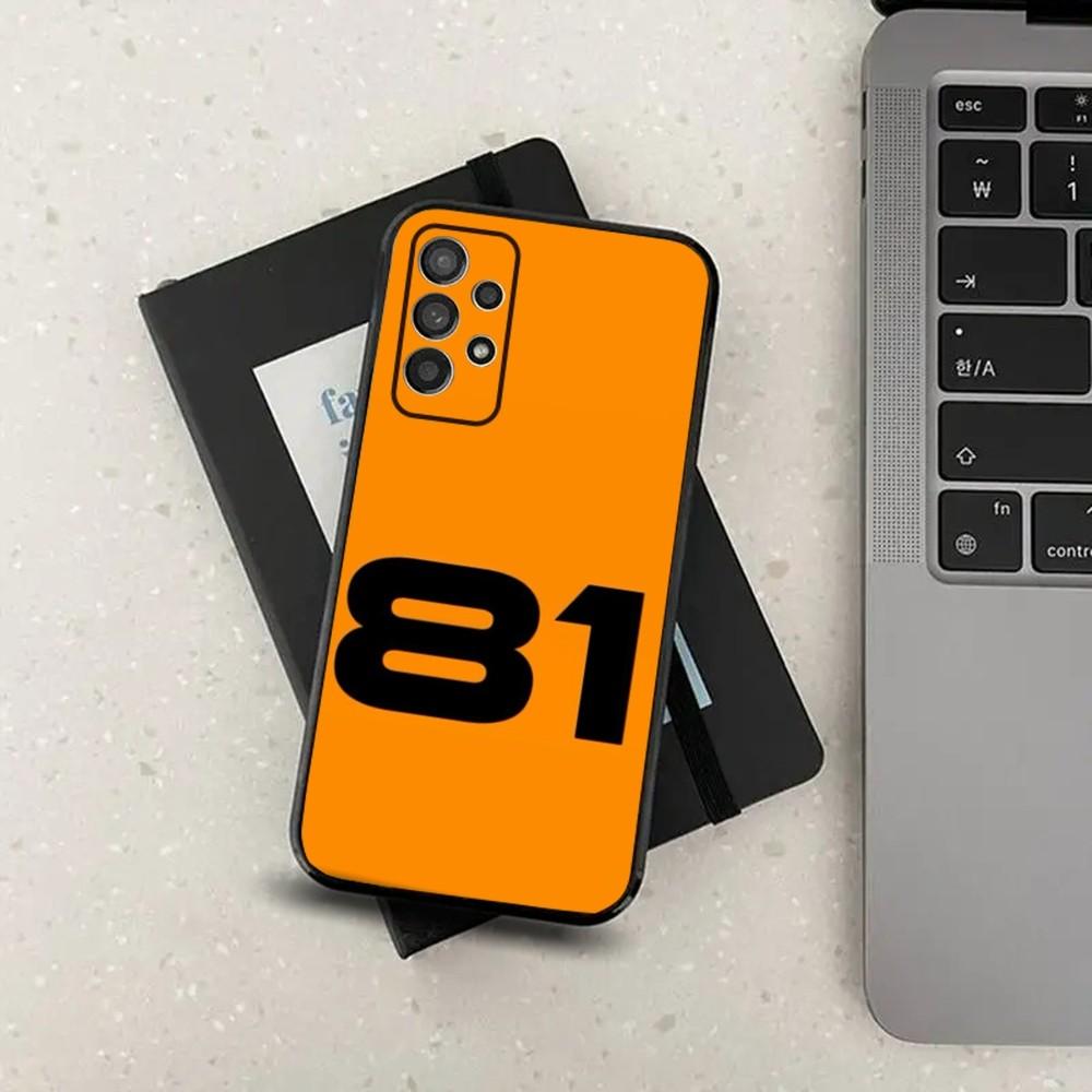 

Racing 81 O-Oscar Piastri Phone Case For Samsung Galaxy A13,A21s,A22,A31,A32,A52,A53,A71,A80,A91 Soft Black Cover Samsung a91