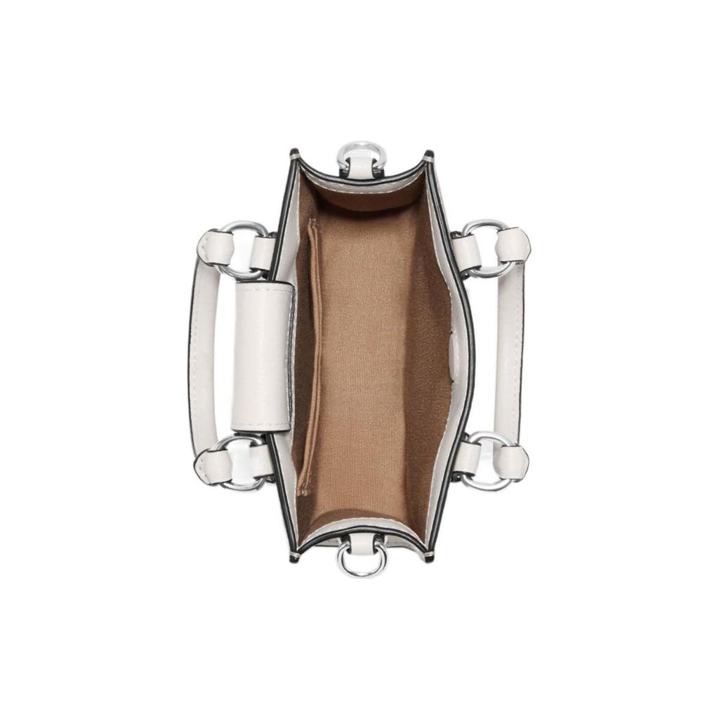 Coach N/S Coated Canvas With Leather Tote Bag, Shopping Bag, Crossbody Bag, Handbag Mini Women's Brown CJ494-SIGHA