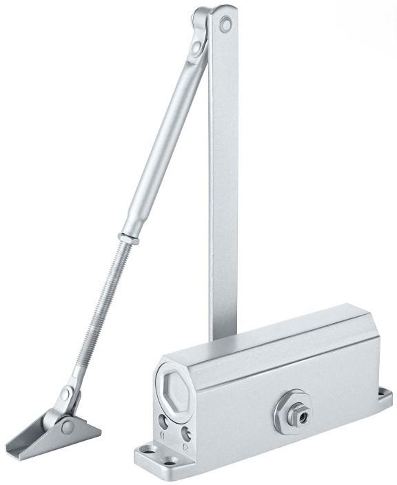Lightweight Aluminium Hydraulic Automatic Door Closer Large Push-Pull Fire Door for Hotels Households Offices Buildings Modern