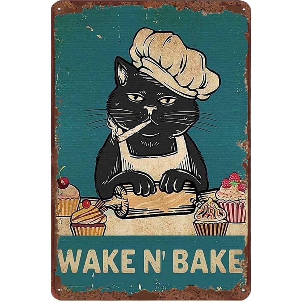 Vintage Antique Style Logo Metal Tin Sign Retro Wall Poster