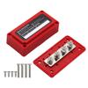 300A 48V DC Busbar Box 4/12 Terminal M10/M6 Studs Bus Bar Power Distribution Block Bus Bar for Car RV Truck Marine Boat Vehicles