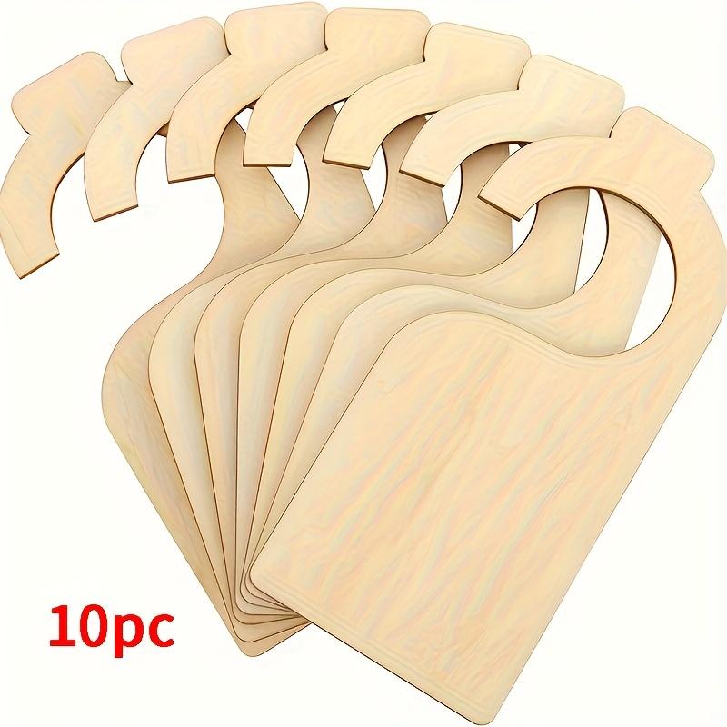 

10PCS Blank Clothing Rack Divider, Wooden Closet Size Divider, Baby Closet Dividers Hanging Closet Dividers for Home Nursery