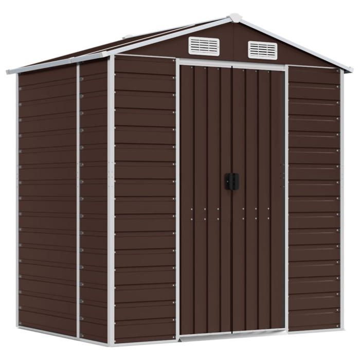 VidaXL Abri de Jardin, Cabane à Outils avec Poignées, Remise à Outils avec Toit Inclinable, Abri de Rangement Terrasse, 3188264