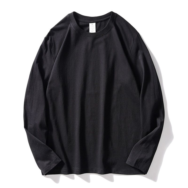 American Oversizet Shirt Long Sleeves Men's Cotton Fashion Brand Export Tail Order Cut Label Export Original Order Menswear Undershirt