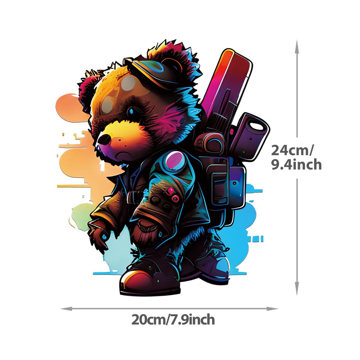 

Уличные плюшевые мишки, термонаклейки, красочные Parches Ropa, толстовки «сделай сам», теплопередающие наклейки для одежды, нашивки для одежды