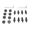 Speaker Spike Pad Kit Shockproof Adjustable Speaker Vibration Absorber Spike Pad for Amplifiers Subw